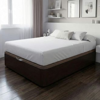 BeZen Canap&eacute; madera alta resistencia wengue - - con montaje 90x200 cm