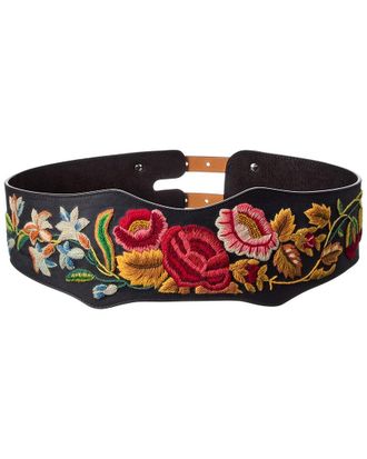 Valentino Vlogo Leather Belt