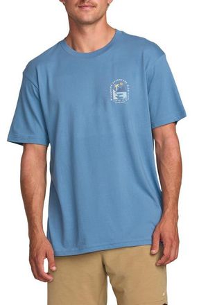 Billabong Sundown Adventure Division Organic Cotton Graphic T-Shirt in Carolina Blue at Nordstrom, Size Medium