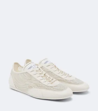 Jimmy Choo London Zapatillas Sunny adornadas con ante