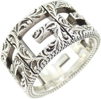 Gucci Silver Silver 925 Band Ring (Pre-Owned)