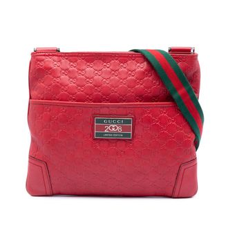 Gucci Pre-owned Gucci Beijing Olympics Edition Guccissima Web Crossbody Unisex WYM23WFCIBBY6P1N