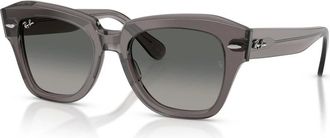 Ray-Ban Sunglasses, unisex, Gray, 49 MM, State Street Sunglasses