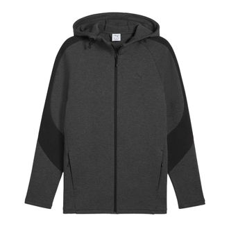Puma Heren Evostripe Full Zip Hoodie (Donkergrijze heide)