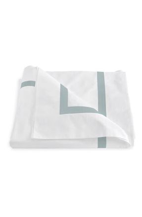 Matouk Lowell Duvet Cover in Opal at Nordstrom, Size Full