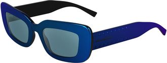 Karl Lagerfeld KL6164S N 400 Womens Sunglasses Blue Size 50