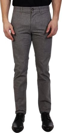 HUGO BOSS Chino Slim - Heren - Chinos - Grijs - W36 - Katoen - Broeken