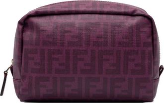 Fendi Pre-owned Fendi Zucca Spalmati Cosmetic Pouch Ladies 79WRYCVXX690GQK0