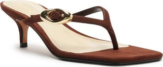 Schutz Miriam Slide Sandal in Chestnut Brown at Nordstrom, Size 10.5