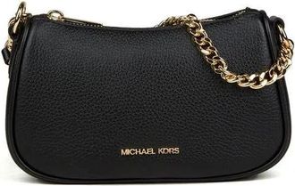 Michael Kors Bolso bandolera convertible peque&ntilde;o Carmela de piel granulada - Bags - Mujer - Negro - ONE SIZE
