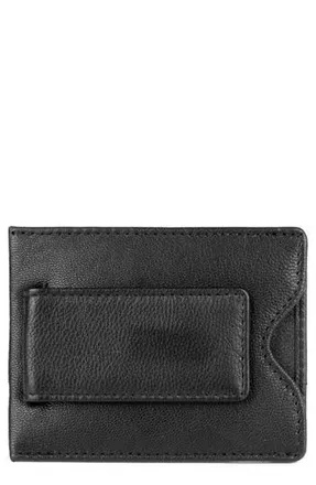 Buxton Emblem Front Pocket RFID Magnetic Money Clip in Black at Nordstrom Rack
