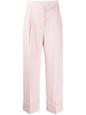 Alberta Ferretti high-waisted palazzo trousers - Pink