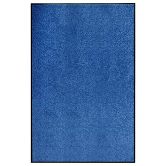 vidaXL Felpudo Lavable Azul 120x180 Cm Vidaxl