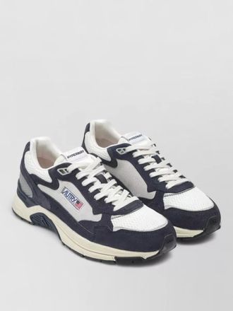 Autry mesh panel sneakers rubber sole design