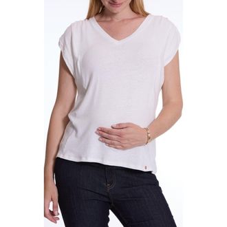Cache Coeur Lucile Maternity and Nursing T-shirt in Natural at Nordstrom, Size Xx-Large