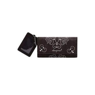 Desigual Stijlvolle Bruine Damesportemonnee - Dames - Portefeuilles - Bruin - ONE Size - Accessoires