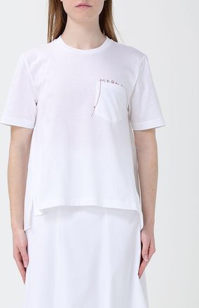 Marni T-shirts in cotone con tasca a toppa Marni