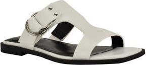 Calvin Klein Meritt Slide Sandal in White 140 at Nordstrom Rack, Size 6.5
