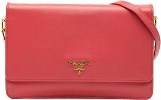 Prada Pre-owned Cross Body Bags, female, Pink, Size: ONE SIZE Pre-owned Vintage Crossbody Bag