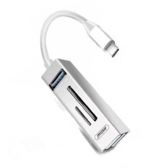 Trade Shop Trade Shop - Hub Usb Q-hu802 5 En 1 Usb 3.0 Type Ac Adapter Con Type C Connection