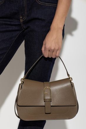 Furla Flow Medium Bag, Womens, Brown