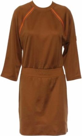 Herm&egrave;s Orange Sweatshirt Dress Size M