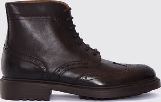 Doucal's Stivaletto Doucals in pelle con motivo brogue a coda di rondine