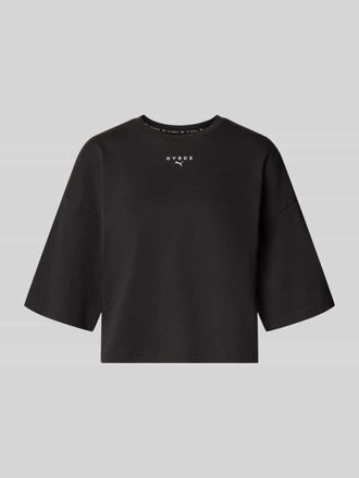 Puma Relaxed Fit T-Shirt aus reiner Baumwolle in Black, Gr&ouml;&szlig;e XL
