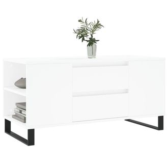 Berkfield Home Modern Coffee Table White 102x44.5x50 cm Engineered Wood