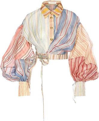 Zimmermann Multicolor Rebellion Striped Blouse