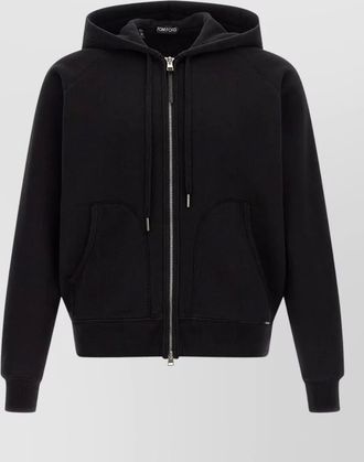 Tom Ford cotton zip-up hooded jacket