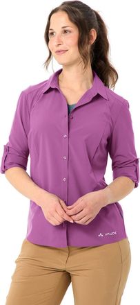 Vaude Langarmshirt VAUDE WOMENS ROSEMOOR LS SHIRT IV, Damen, Gr. 34, magenta, Obermaterial: 100% Polyester, Shirts Langarmshirt, Langarm, f&uuml;r Trekking und W