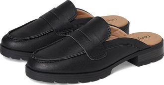 Life Stride London Mule Mule/Clog Shoes Womens Flat Shoes Black : 7.5 M (B), Leather