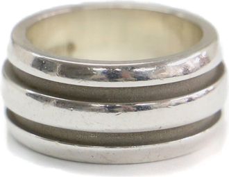 Tiffany & Co. Silver Silver 925 Band Ring (Pre-Owned)