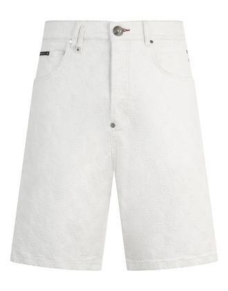 Philipp Plein Formentera Fit Shorts Embroidery Monogram