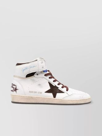 Golden Goose leather high-top sneakers