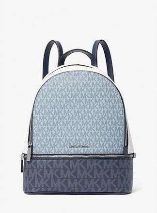 Michael Kors Blue Leather Womens Backpack