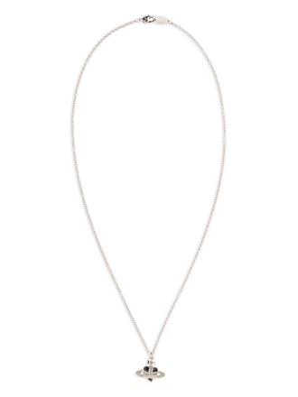 Vivienne Westwood Silver-Tone Chain Necklace with Stylized Pendant