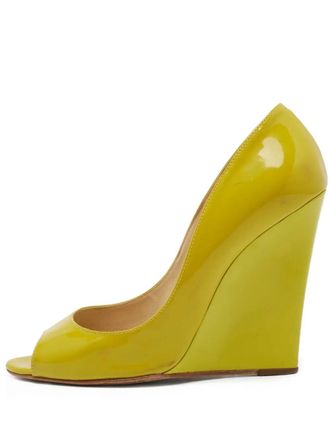 Jimmy Choo London Sandali in pelle lucida 110mm - Giallo