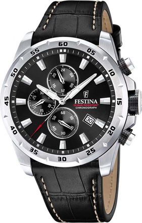 Festina F20692-4 Mens Timeless Chronograph Watch - Silver - One Size