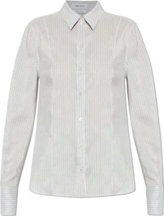 Alexander McQueen Alexander McQueen, Shirts, female, Multicolor, Size: 2XS Striped Shirt