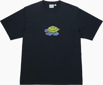 Gramicci Mens Gramicci Turtle T-Shirt - Grey/Black - Size: 40