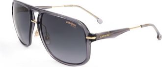 Carrera Mens 60 mm Grey Sunglasses
