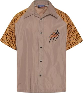 Just Don Rockets Shirt - Heren - Korte mouwen Overhemden - Veelkleurig - M - Overhemden