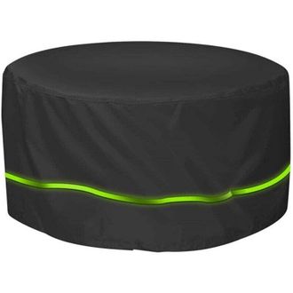 OEM Funda Impermeable Para Muebles De Jard&iacute;n, Xu, Lona De Tela Oxford 210d, Resistente Al Viento Y A Los Rayos Uv, Redonda De 128 X 71 Cm --crezuo