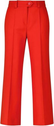 Windsor Broeken, Dames, Rood, XL, Wijde Broek