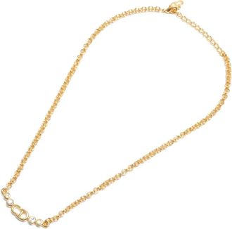 Dior Collana con logo 1980-1990 - Oro