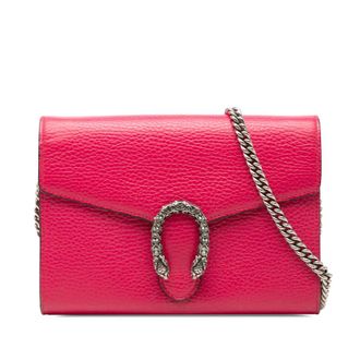 Gucci Pre-owned Gucci Calfskin Dionysus Wallet on Chain Ladies LHPBXEWNRGXY7LWF