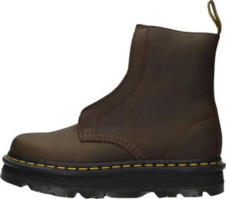 Dr. Martens Zebzag Laceless Boot - Dames - Enkellaarsjes - Bruin - 36 EU - Schoenen