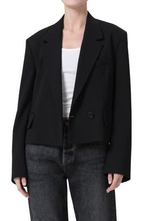 A Gold E Callie Crop Blazer in Black at Nordstrom Rack, Size X-Large